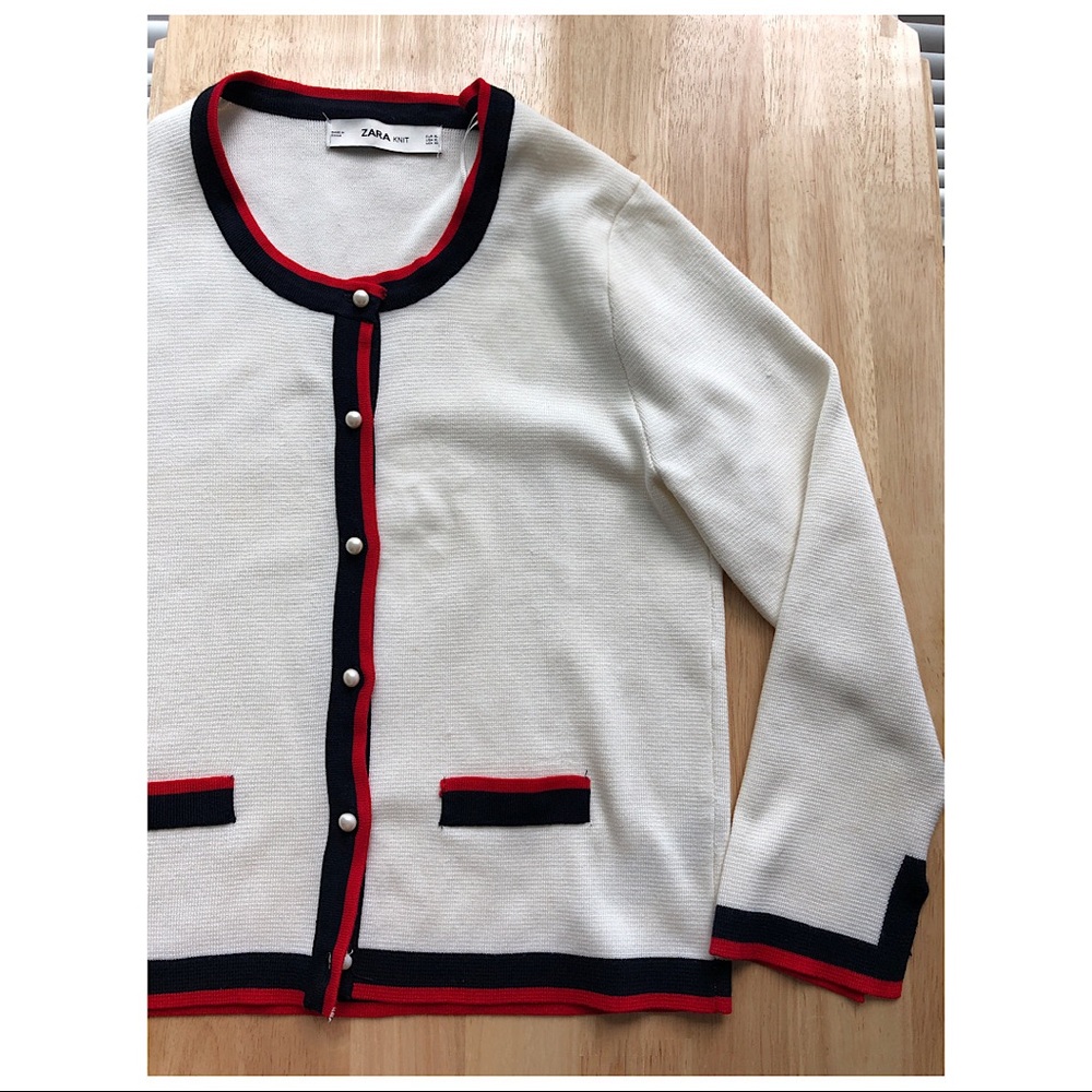 Zara sweater - cardigan pearly buttons